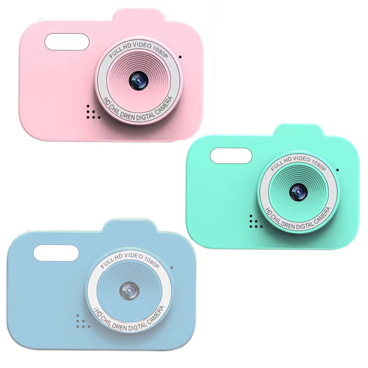 Vista 4 de Cámara De Fotos Y Videos Para Niños - COLOR: Azul